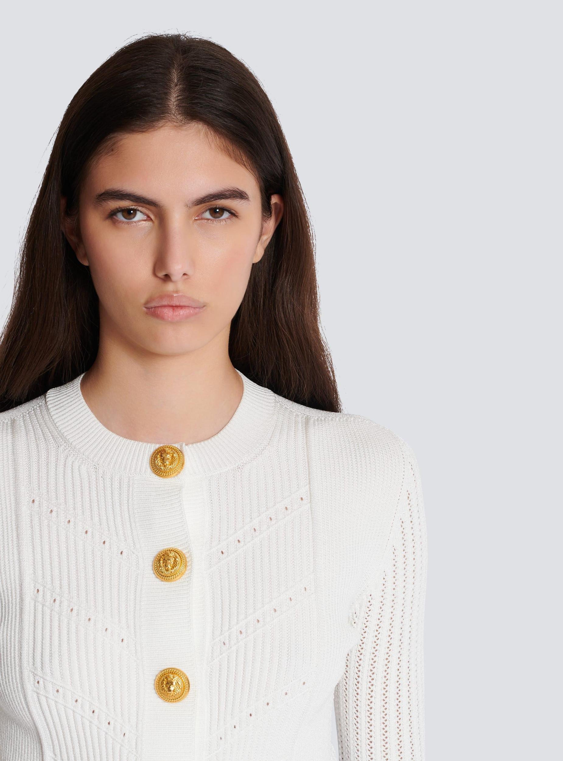 Cropped knit cardigan Product Image
