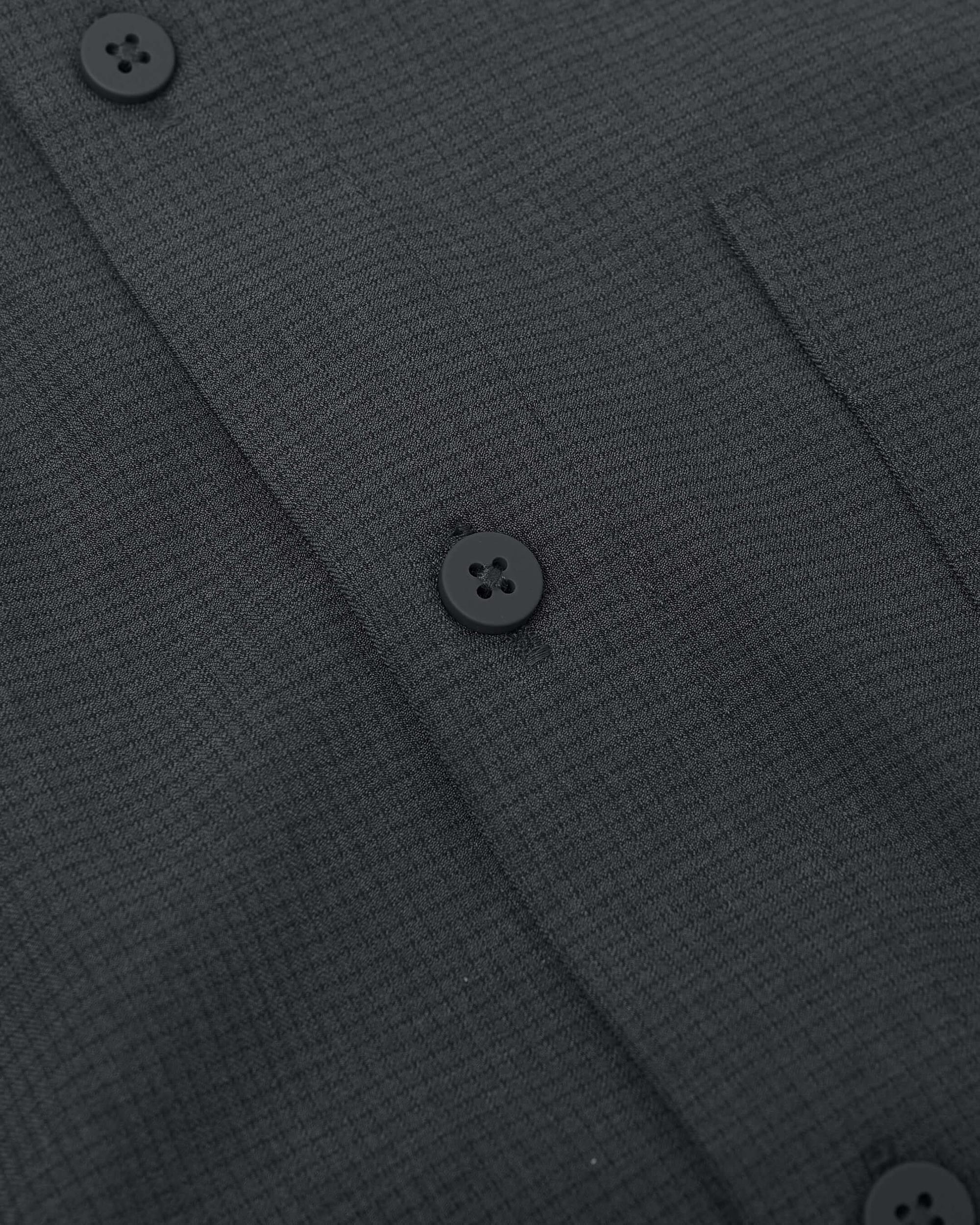 Charcoal Heather Gray Long Sleeve Ripstop Commuter Shirt Product Image