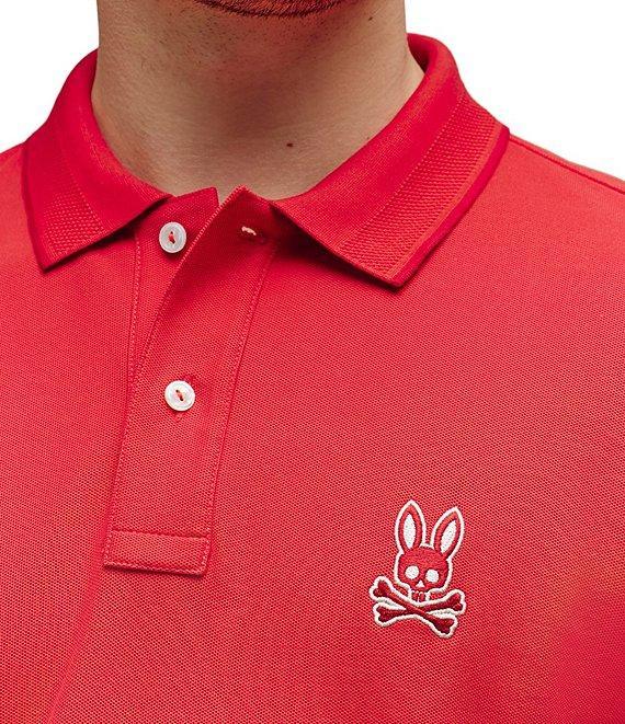 Psycho Bunny Ryder Pique Short Sleeve Polo Shirt Product Image