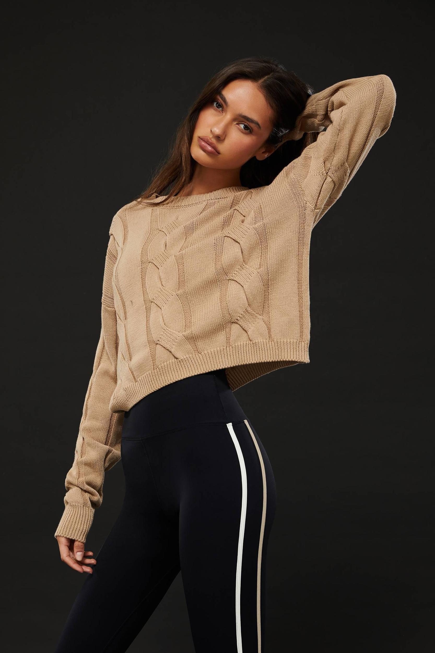 Clarice Sweater Sandshell Product Image
