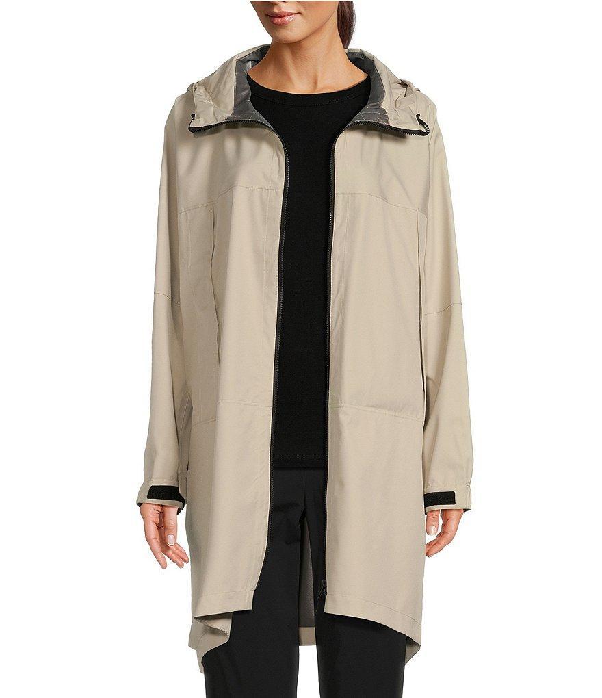 TILLEY Water and Wind Resistant Zip-Front Packable Hooded Poncho Product Image