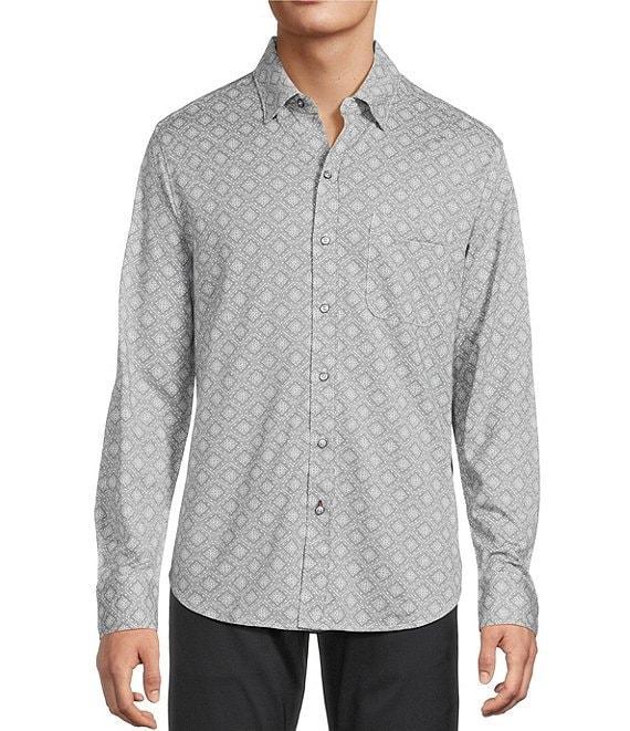 Tommy Bahama Big & Tall San Lucio Miro Mosaic Long Sleeve Woven Shirt Product Image