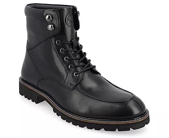 Thomas & Vine Shaffer Mens Tru Comfort Foam Moc Toe Ankle Boots Product Image
