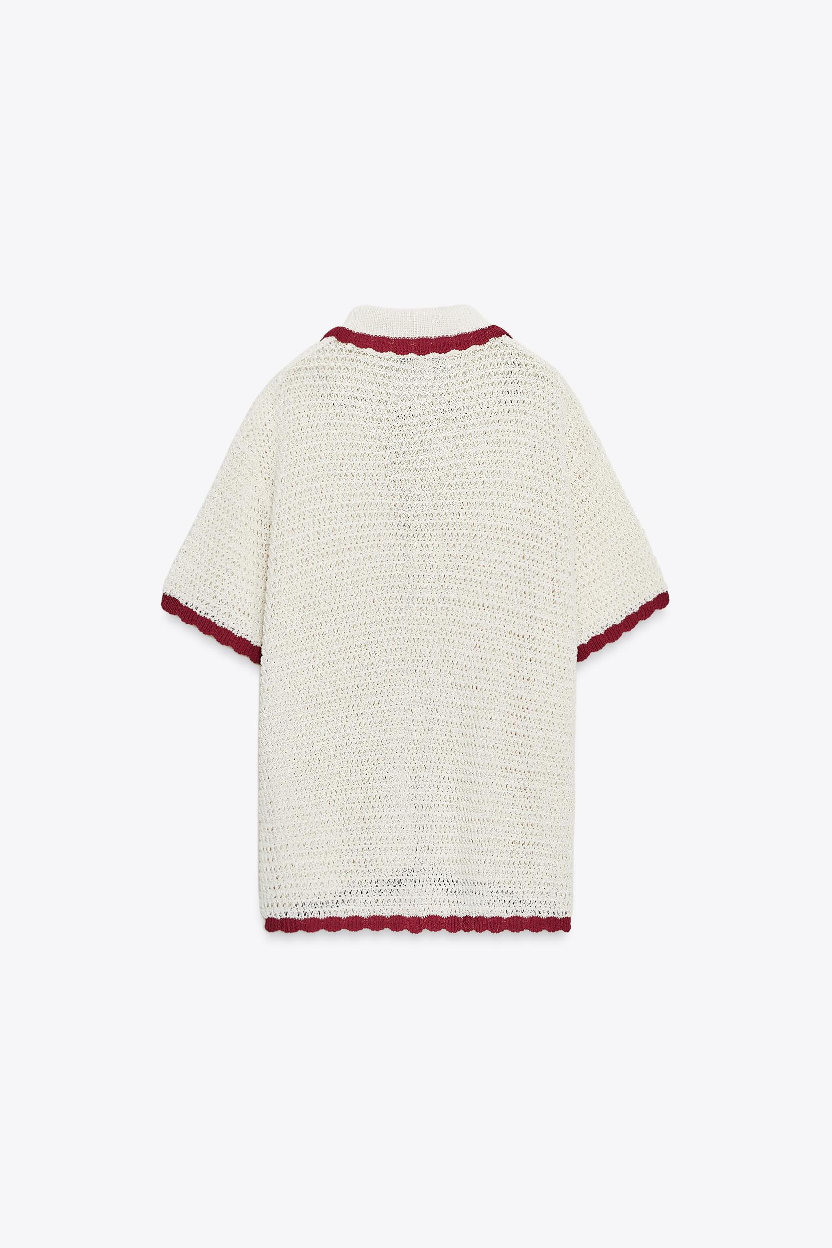KNITTED POLO JACKET Product Image