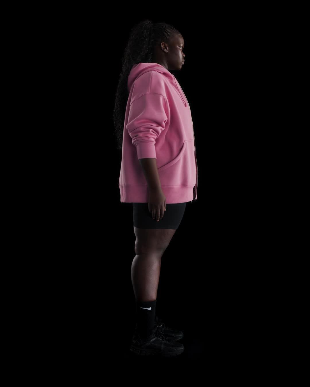 Nike Sportswear Phoenix Fleece Women's Oversized Full-Zip Hoodie (Plus Size) Product Image