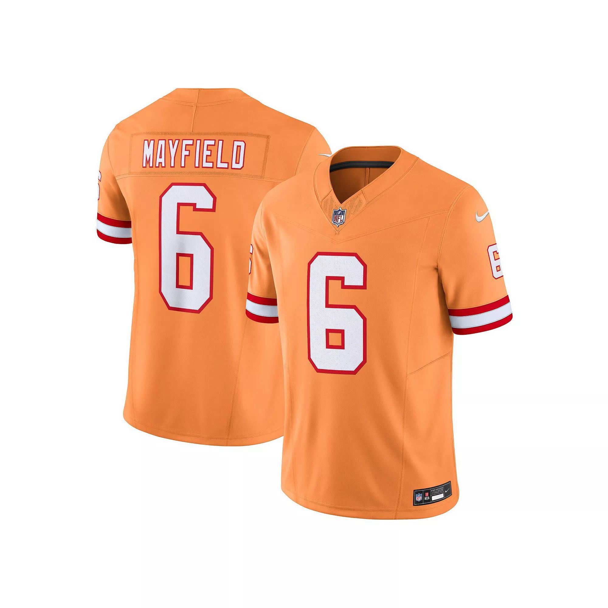 Men's Nike Baker Mayfield Orange Tampa Bay Buccaneers 2nd Alternate Vapor F.U.S.E. Limited Jersey, Size: Medium Product Image
