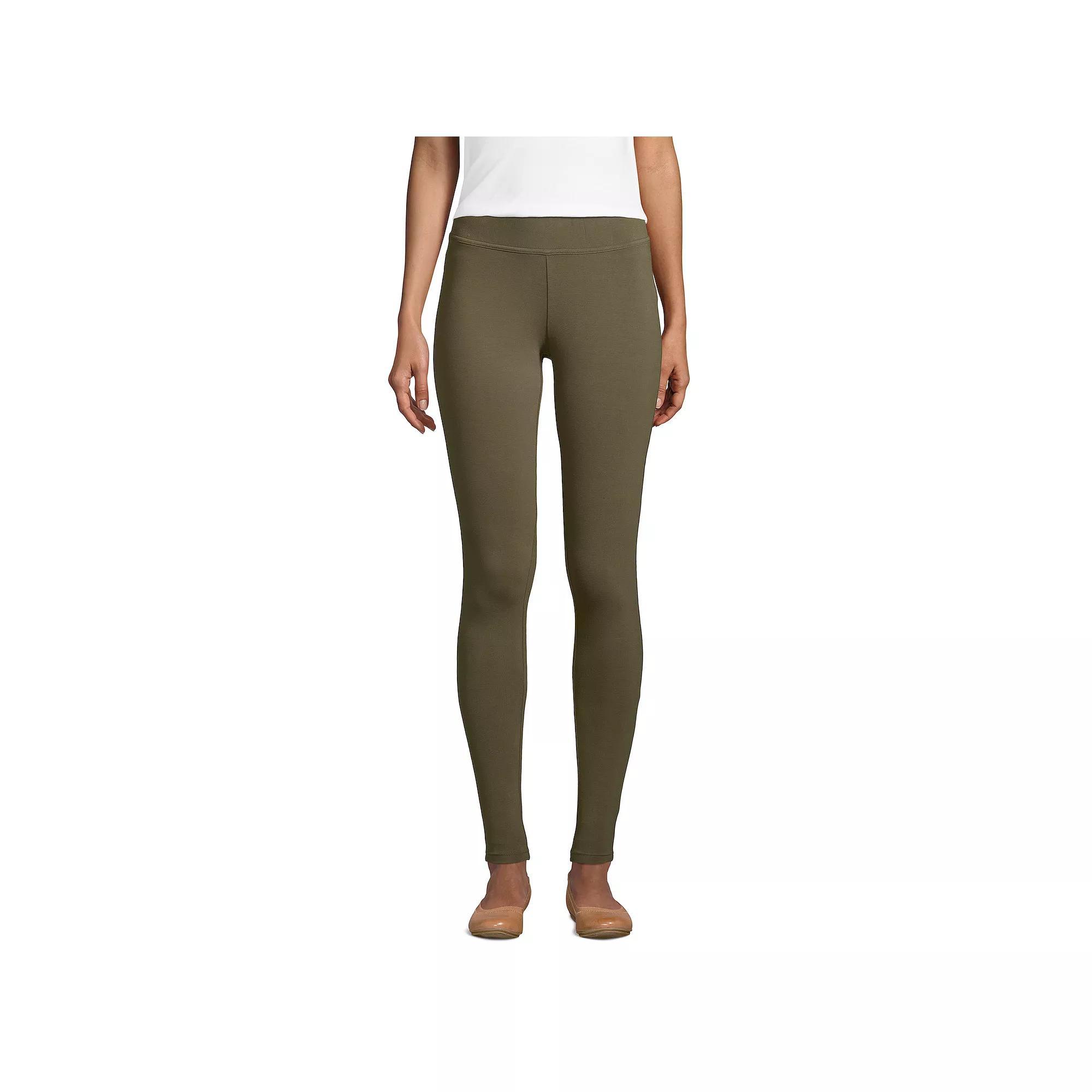 Women's Lands' End Starfish Knit Leggings, Size: XL Tall, Black Product Image