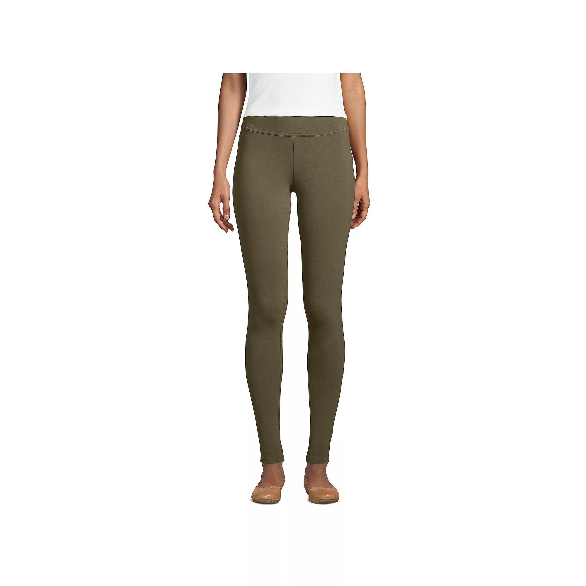 Women's Lands' End Starfish Knit Leggings, Size: XL Tall, Black Product Image