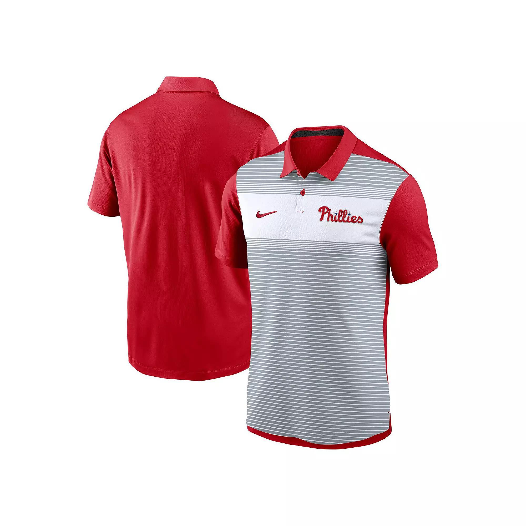Men's Nike White/Navy Seattle Mariners Vapor Striped Performance Polo, Size: XXL Product Image