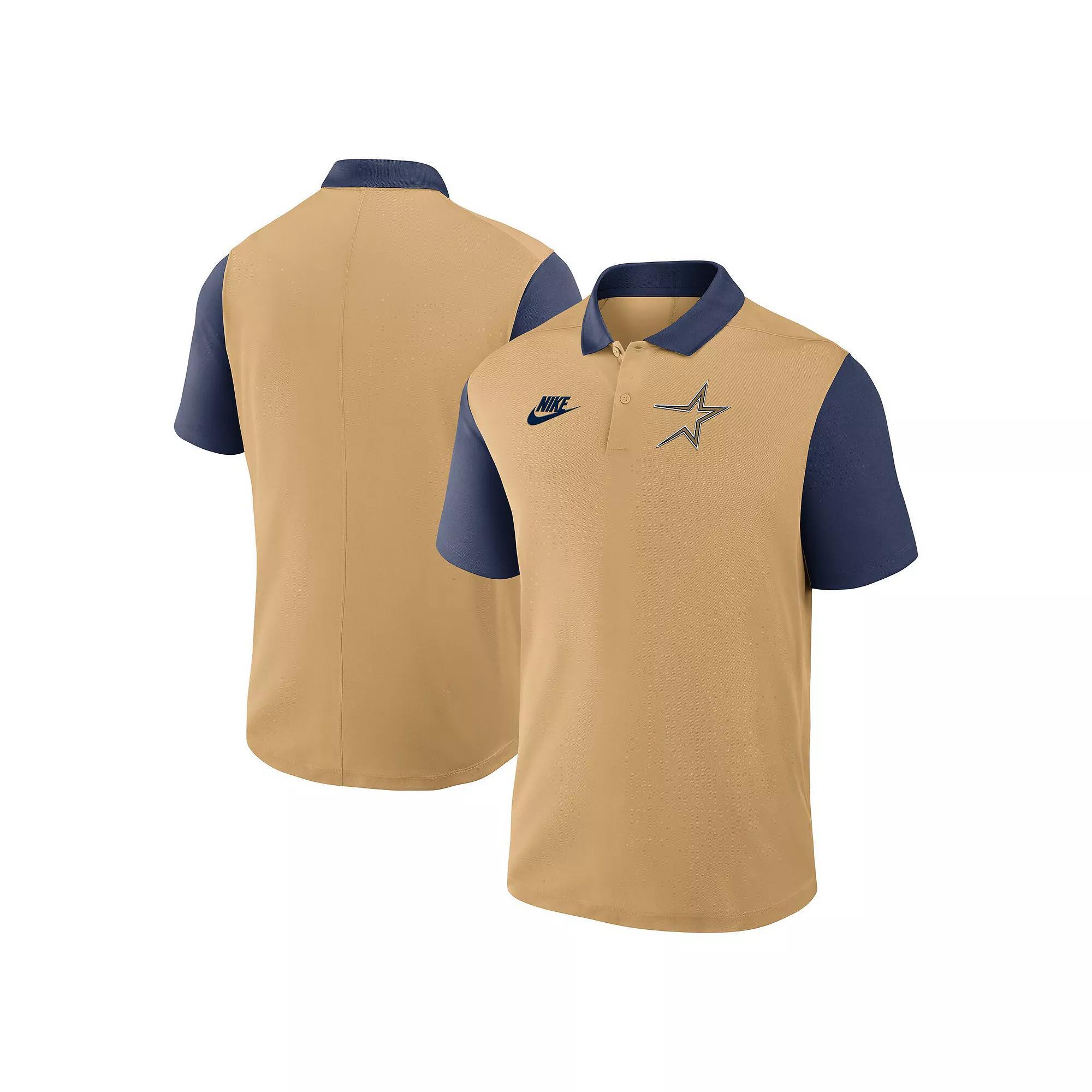 Men's Nike Light Blue/Royal Texas Rangers Cooperstown Collection Color-Block Victory Performance Polo, Size: Medium Product Image