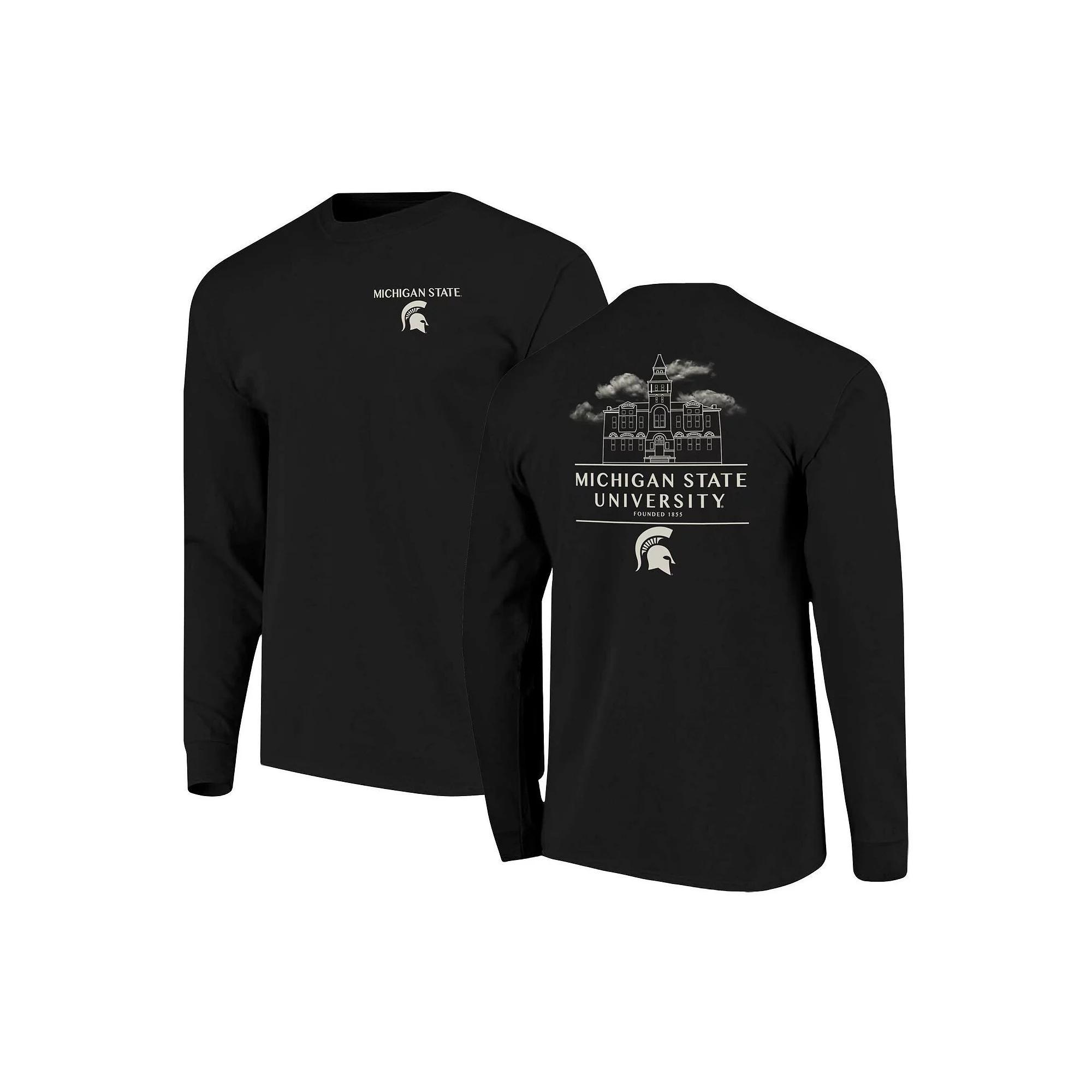 Men's Black Michigan State Spartans Comfort Colors Campus Nights Long Sleeve T-Shirt, Size: 3XL Product Image