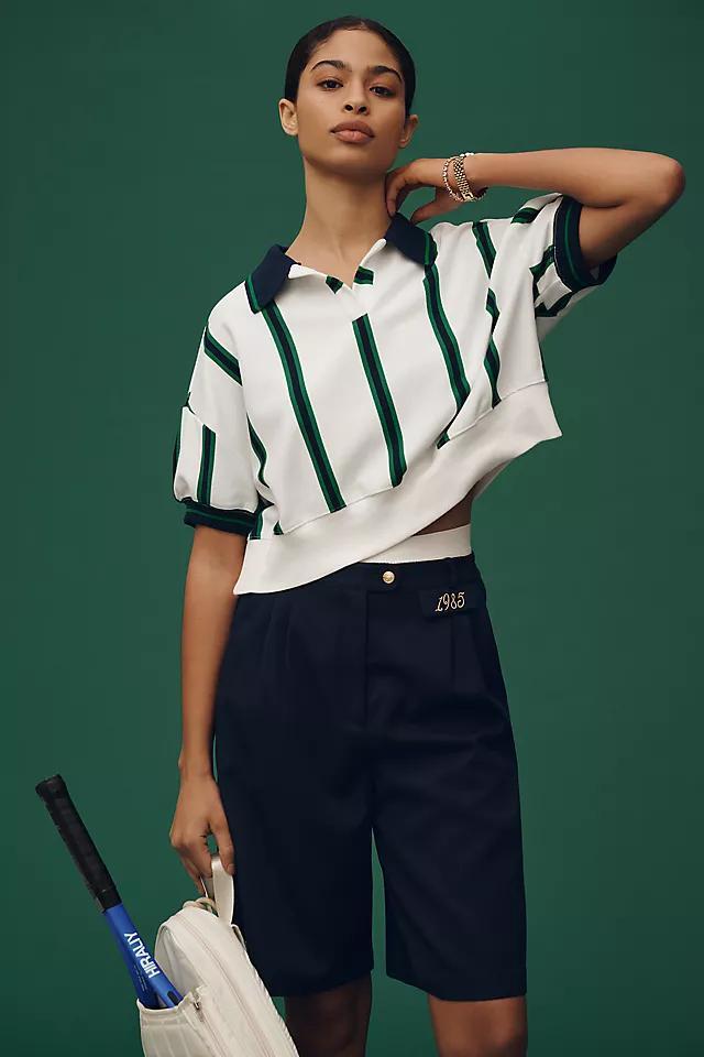 Maeve Sporty Polo Shirt Product Image