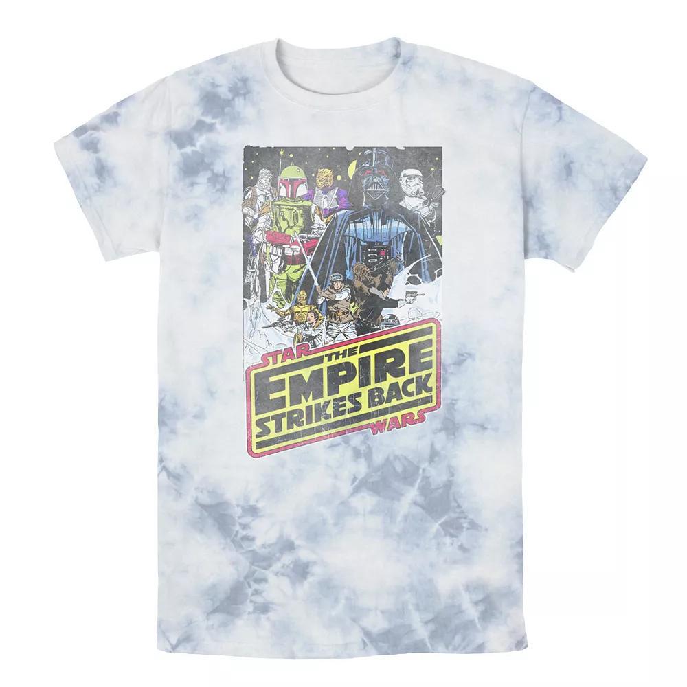 Men's Star Wars Empire Strikes Back Logo Tee, Boy's, Size: Medium, White Blue Product Image