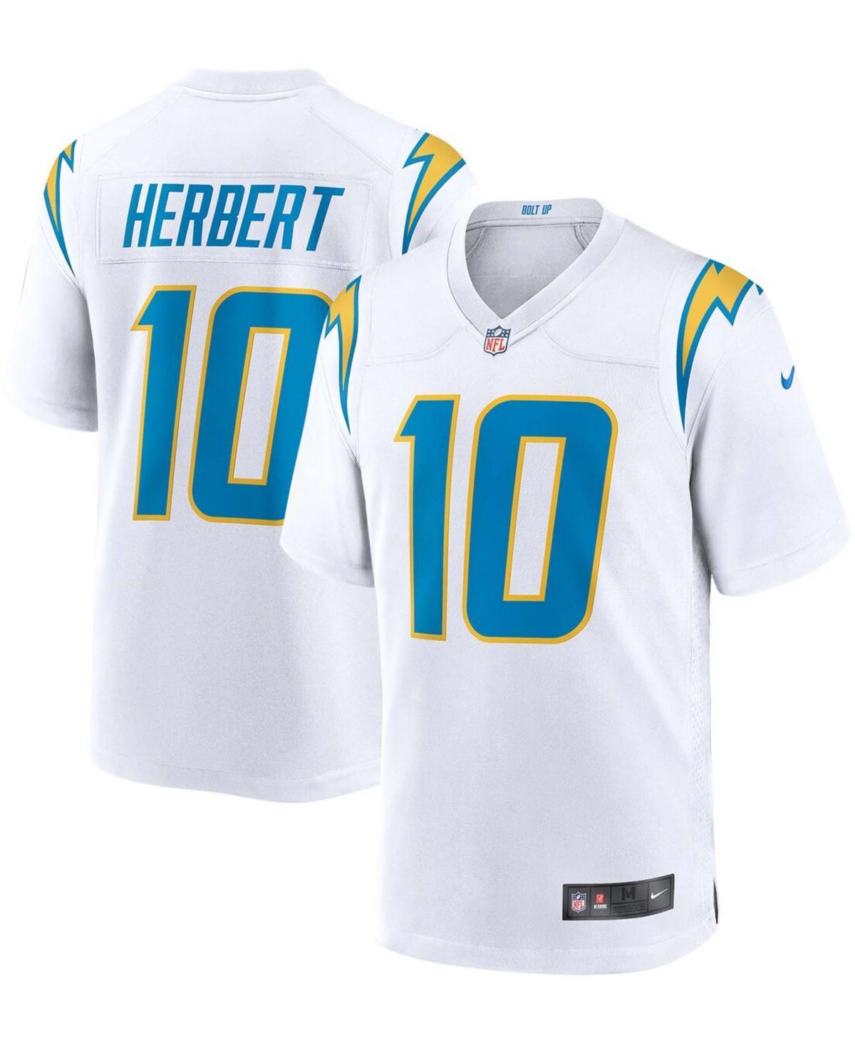 Men's Nike Justin Herbert White Los Angeles Chargers Game Jersey, Size: 2XL Product Image