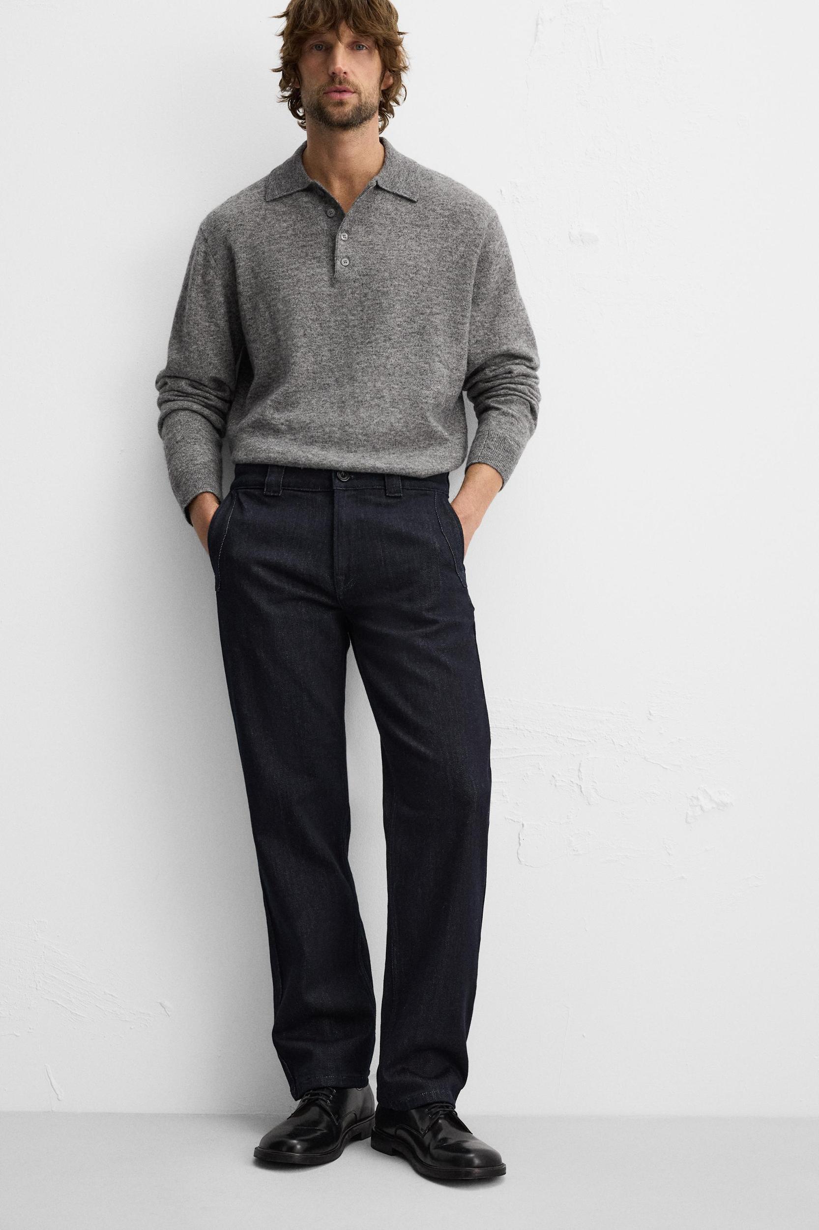 DENIM CHINO PANTS Product Image