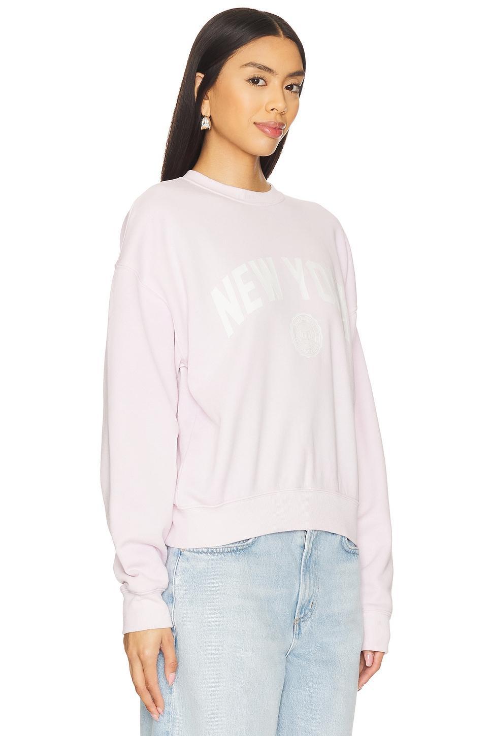 Brushed Fleece Graphic Crewneck Good American Product Image
