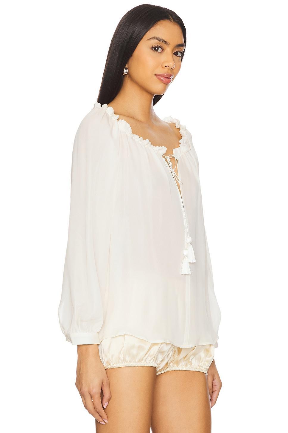Carley S. Silk Blouse NILI LOTAN Product Image