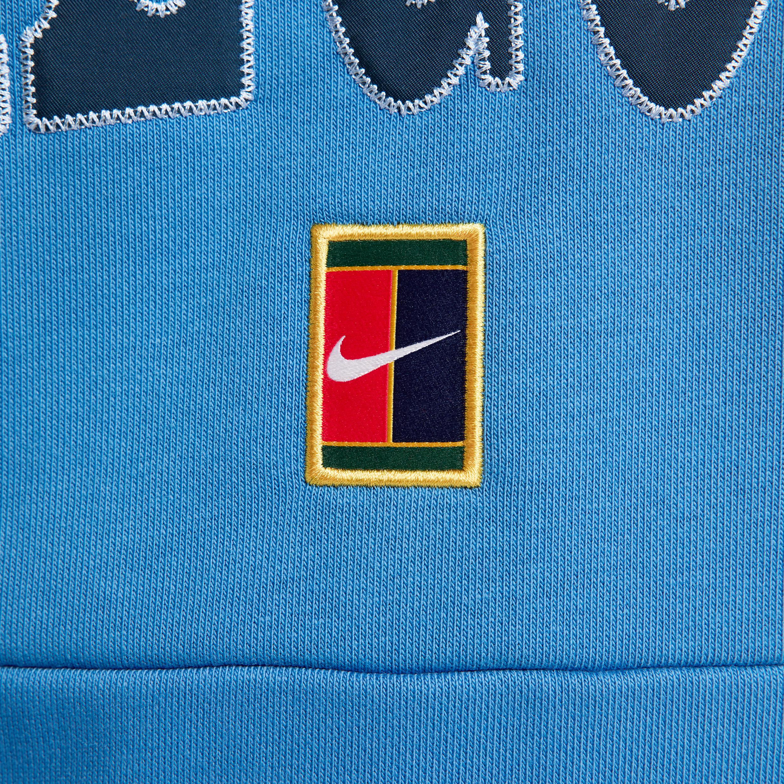 Nike Men's Court Heritage Dri-FIT Fleece Tennis Hoodie Product Image