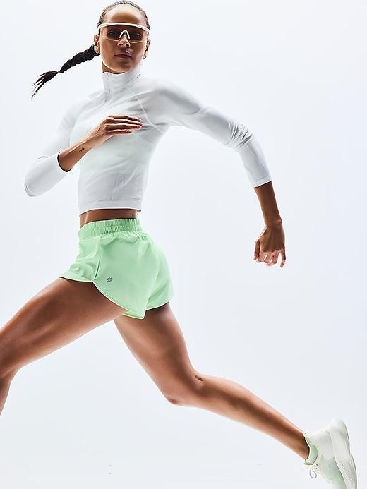 Momentum Seamless Crop Half Zip Product Image