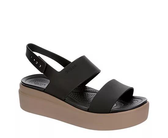 Crocs Womens Brooklyn Low Wedge Platform Sandals Product Image