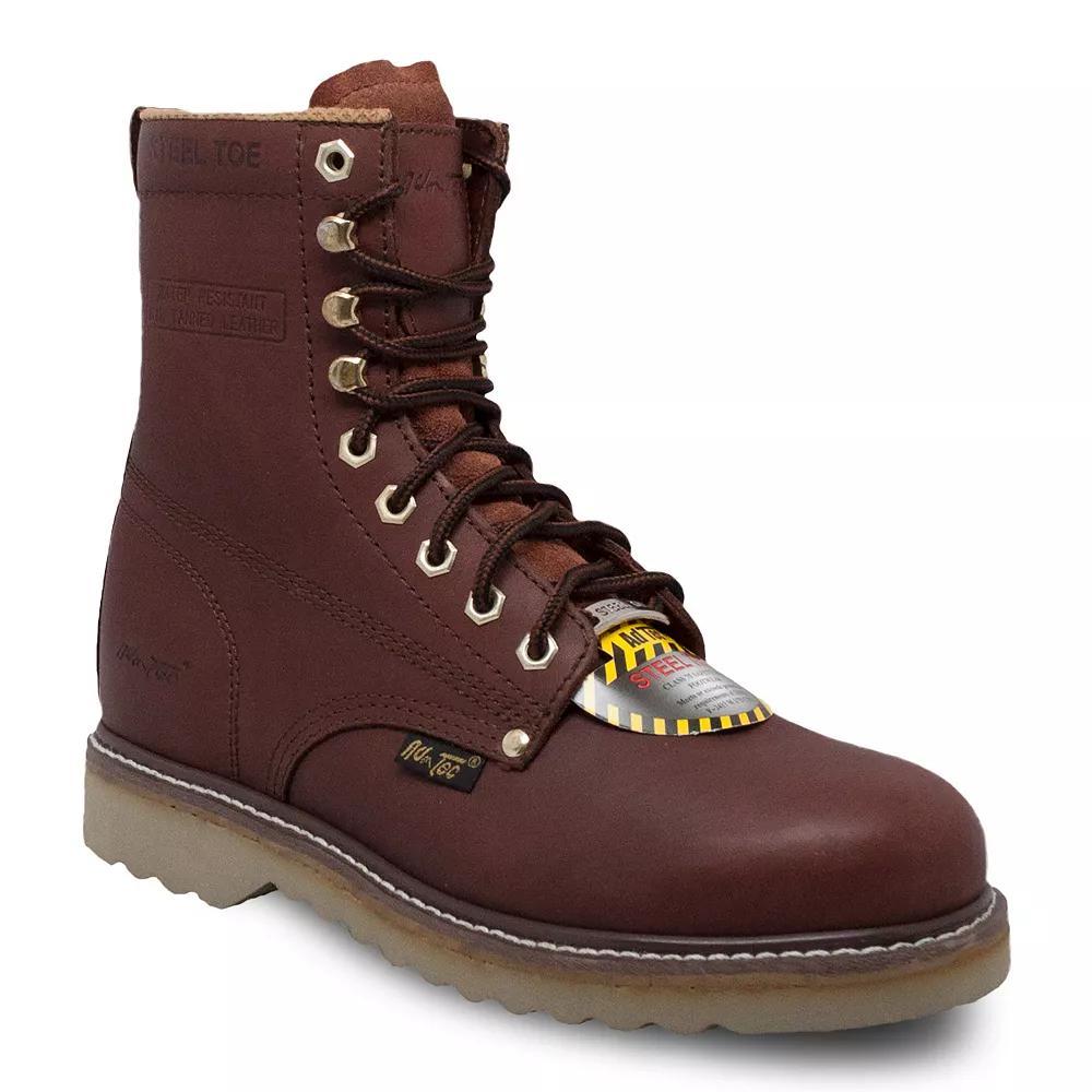 AdTec 1312 Men's Steel Toe Work Boots, Size: 7 Wide, Redwood Product Image