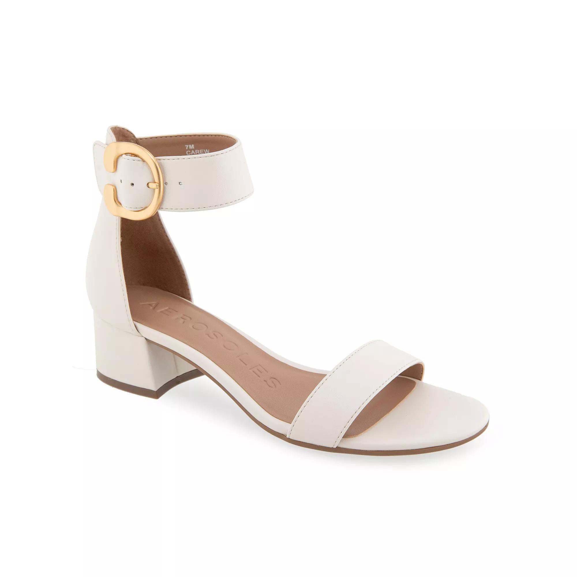 Aerosoles Carew Women's Block Heeled Sandals, Size: 7.5, Eggnog Product Image