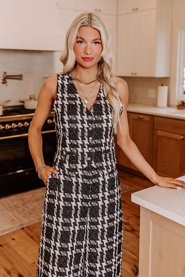 City Socialite Tweed Vest Top Product Image