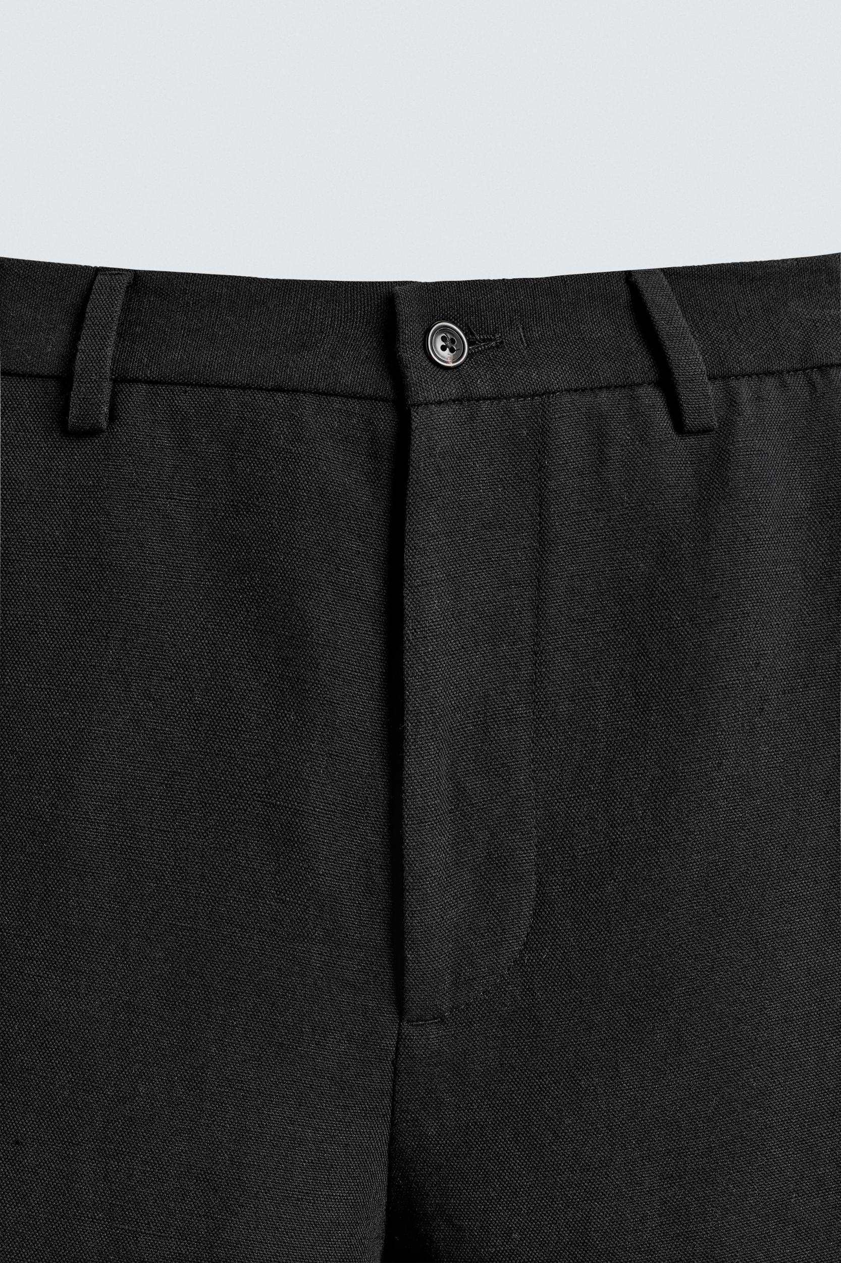 COTTON - LINEN SUIT PANTS Product Image