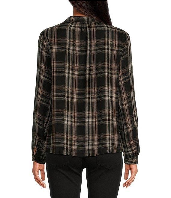 Cloth & Stone Split V-Neck Raglan Long Sleeve Pullover Top Product Image