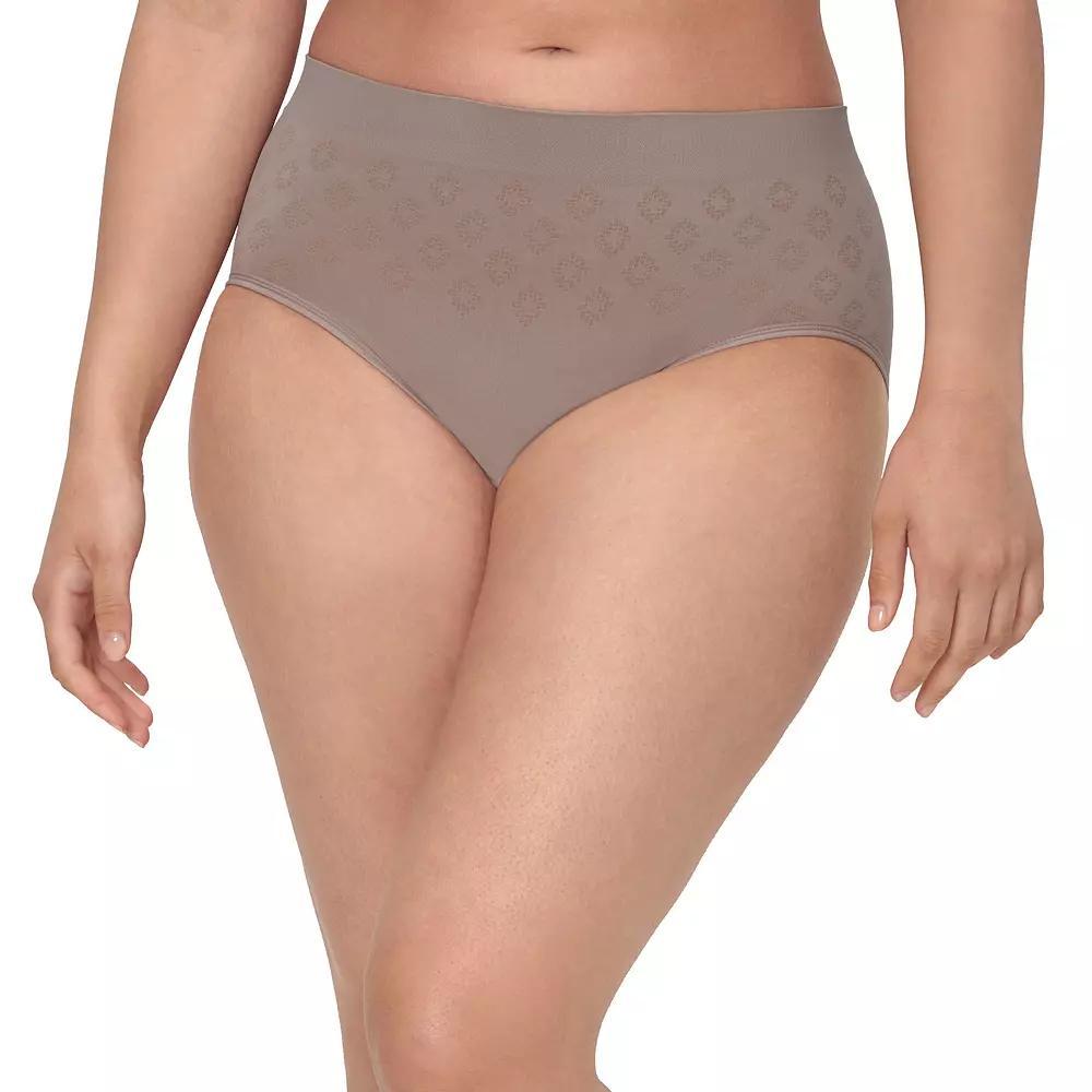 Women's Bali® Light Leak & Period Protection Brief Underwear DFSLB1, Size: Large, Evening Blush Product Image