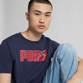 Mens Cotton Jersey Crewneck T-Shirt with Faux Layering Product Image