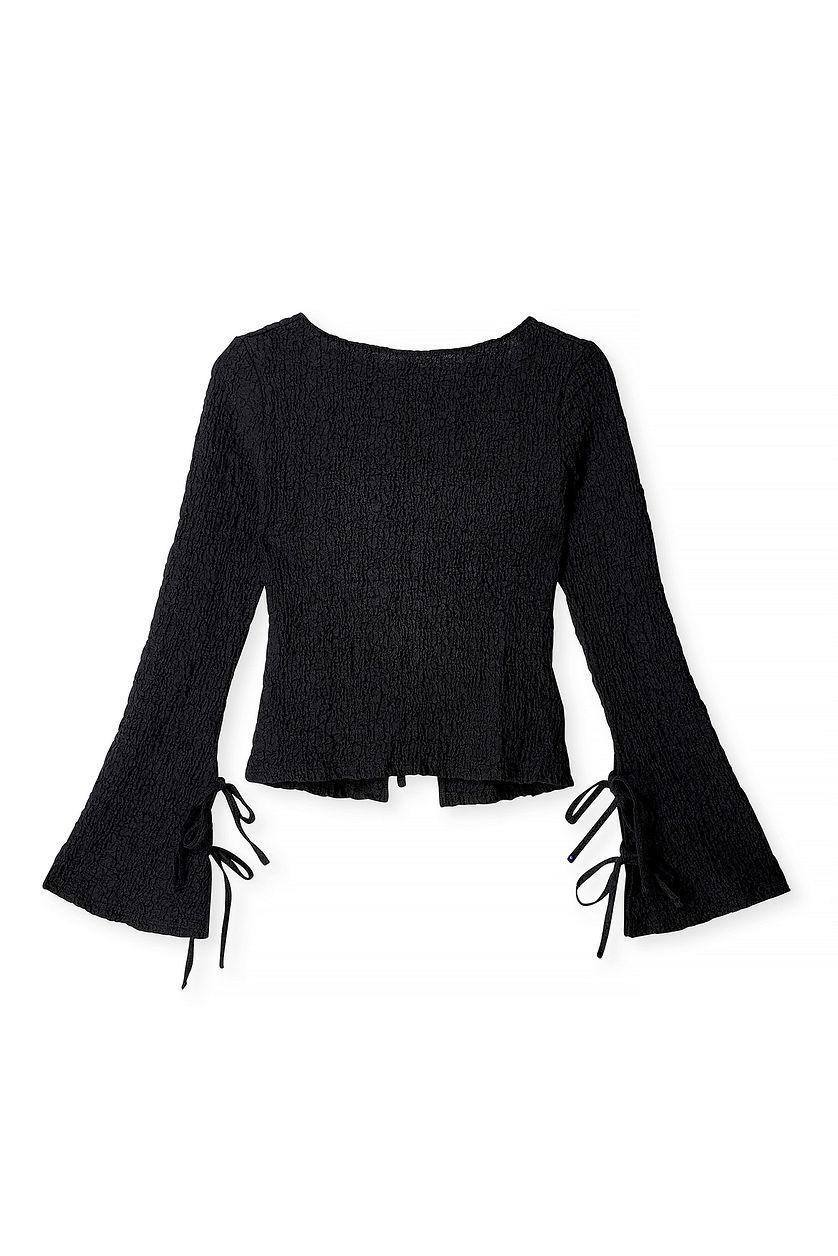Structured Long Sleeve Top Product Image