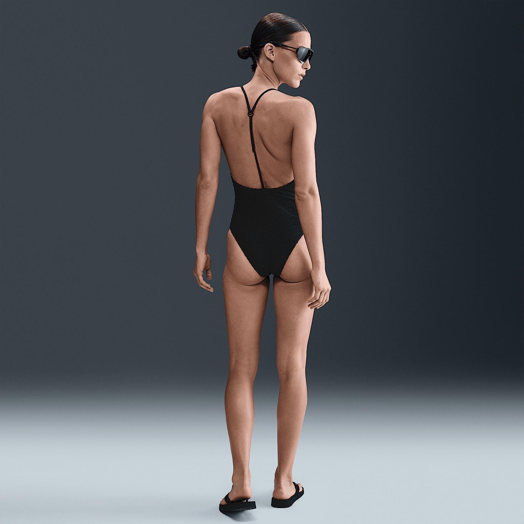 Nike Swim Swoosh Link Women's Terry Y-Back One-Piece Product Image