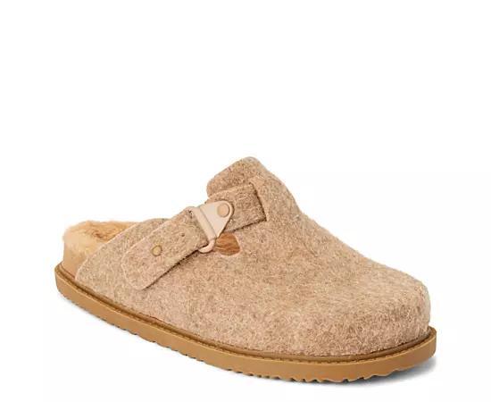 Beach by Matisse Pallenberg Women's Faux Fur Lined Mules, Size: 9, Gray Product Image