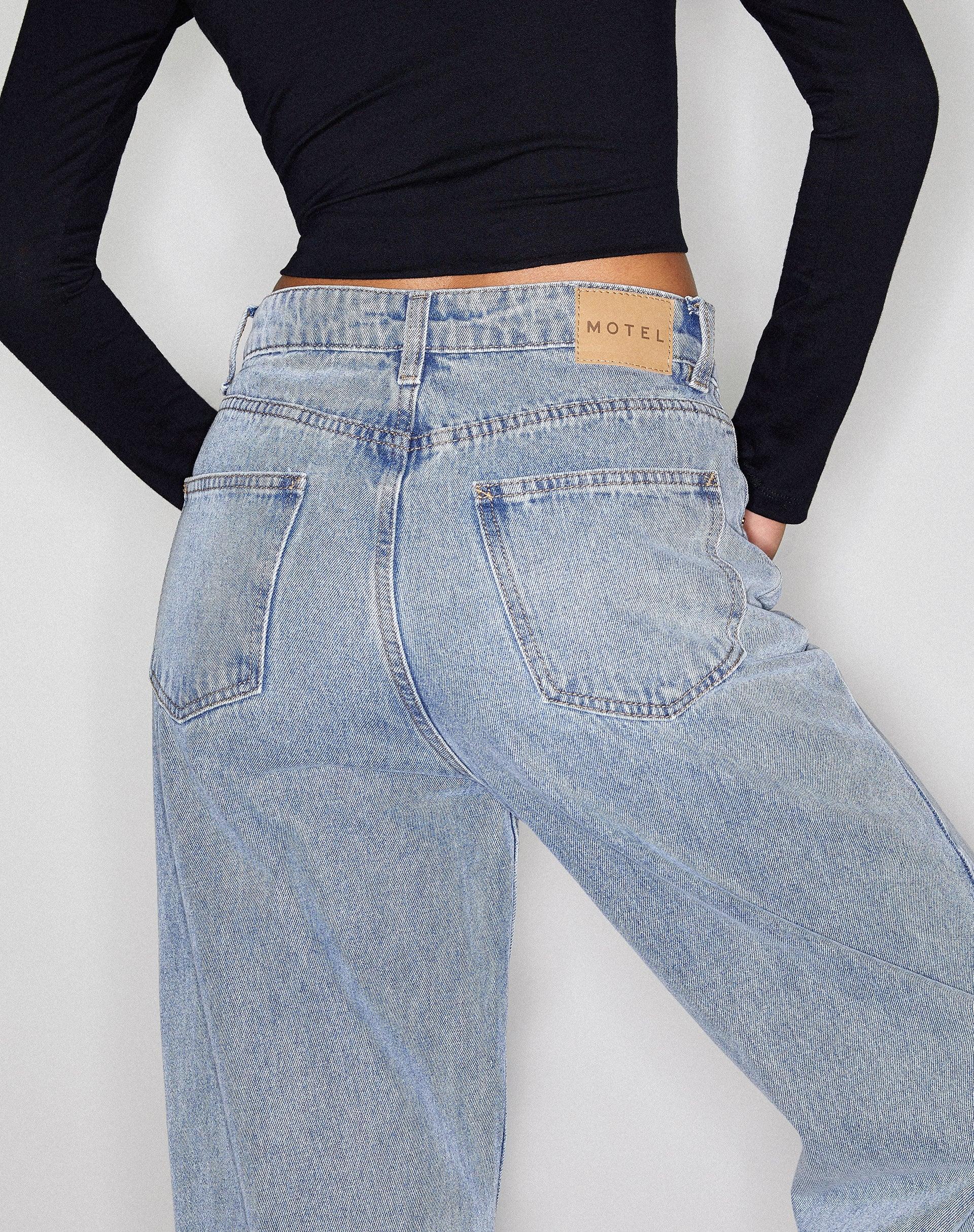 Rips Parallel Jean in Light Wash Product Image