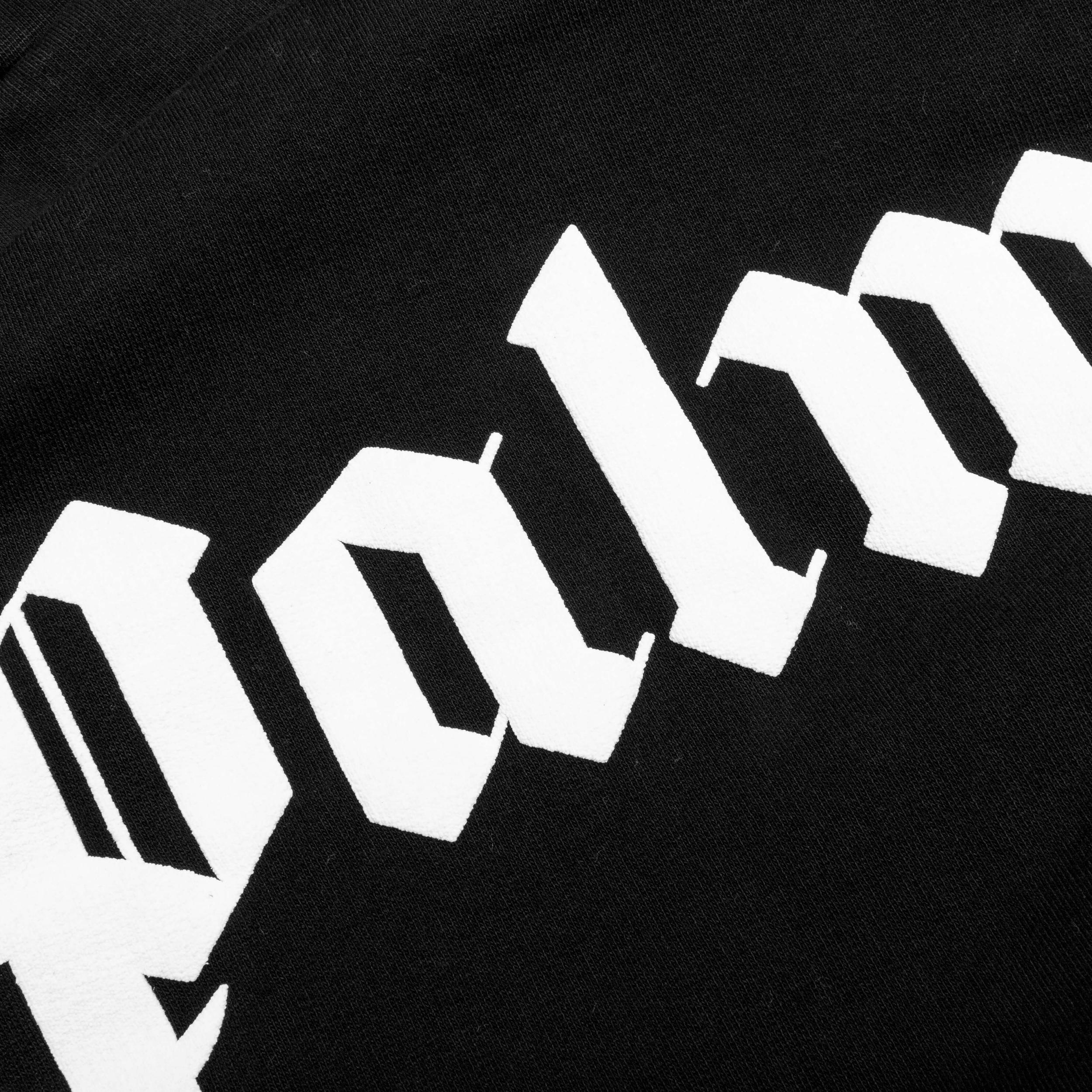 Classic Logo Over Hoodie - Black/White Male Product Image
