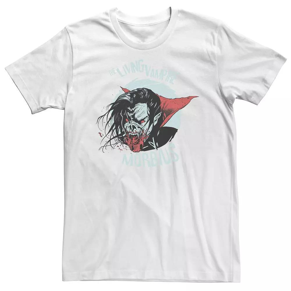 Big & Tall Marvel Morbius The Living Vampire Dark Portrait Tee, Men's, Size: 4XL, White Product Image