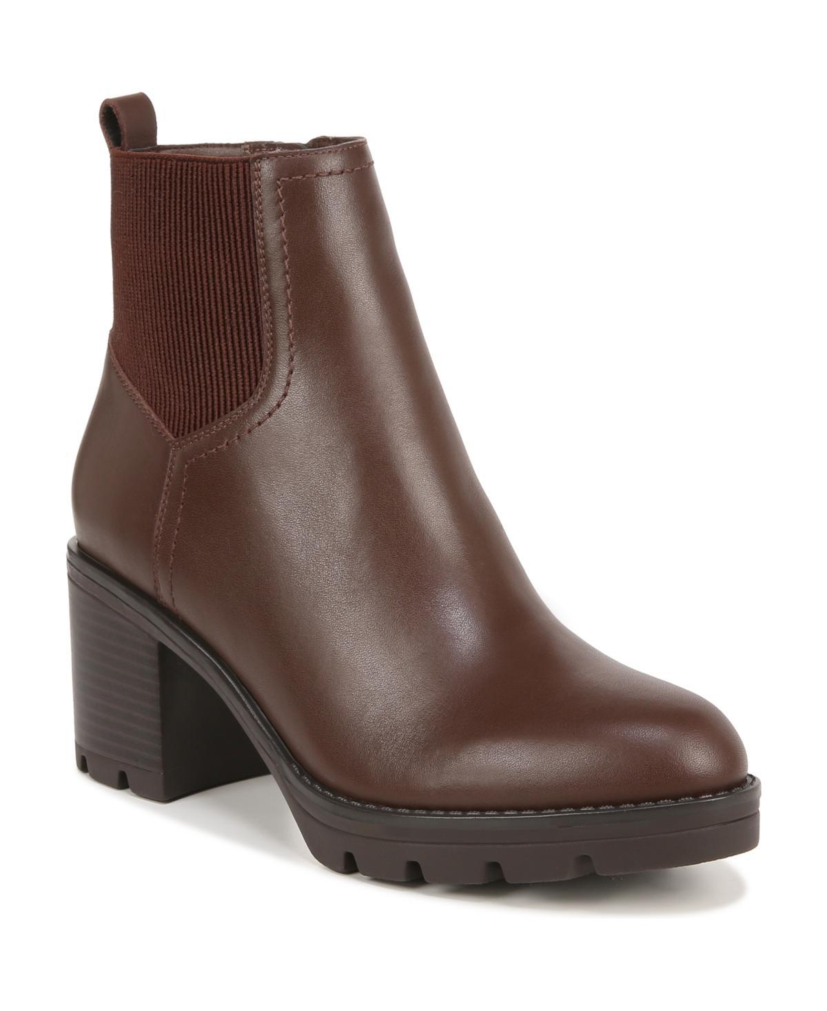 Naturalizer Verney Weatherproof Leather Block Heel Chunky Lug Sole Chelsea Platform Booties Product Image