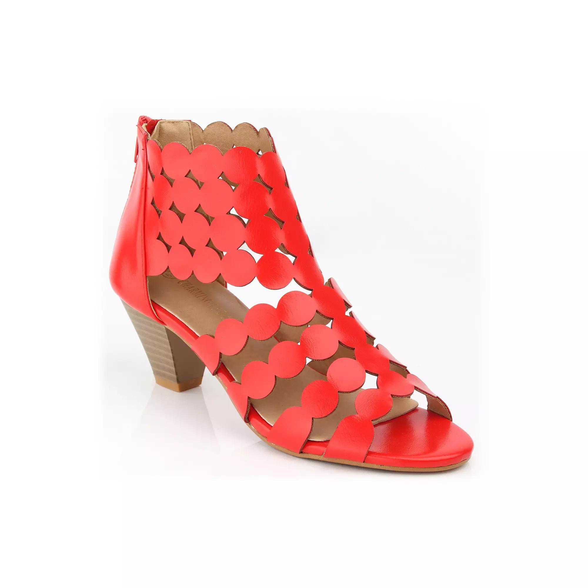 Henry Ferrera Women's Charm Casual Comfort Dressy Sandals, Size: 9, Red Product Image