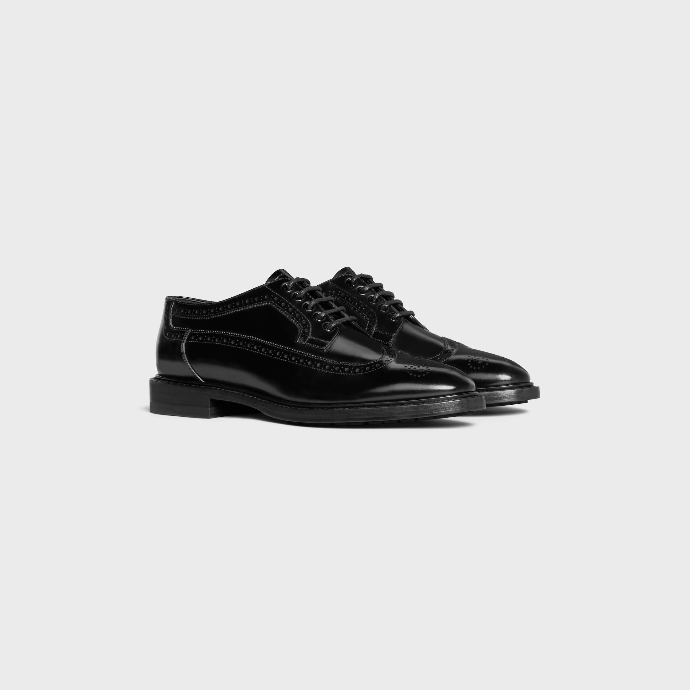 CELINE DONAVAN DERBY WITH BROGUES in POLISHED BULL Product Image