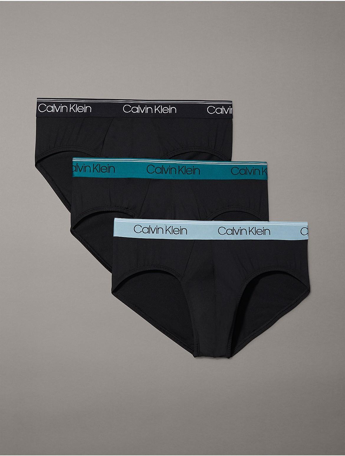 Calvin Klein Men's Micro Stretch 3-Pack Hip Brief - Multi - XL Product Image