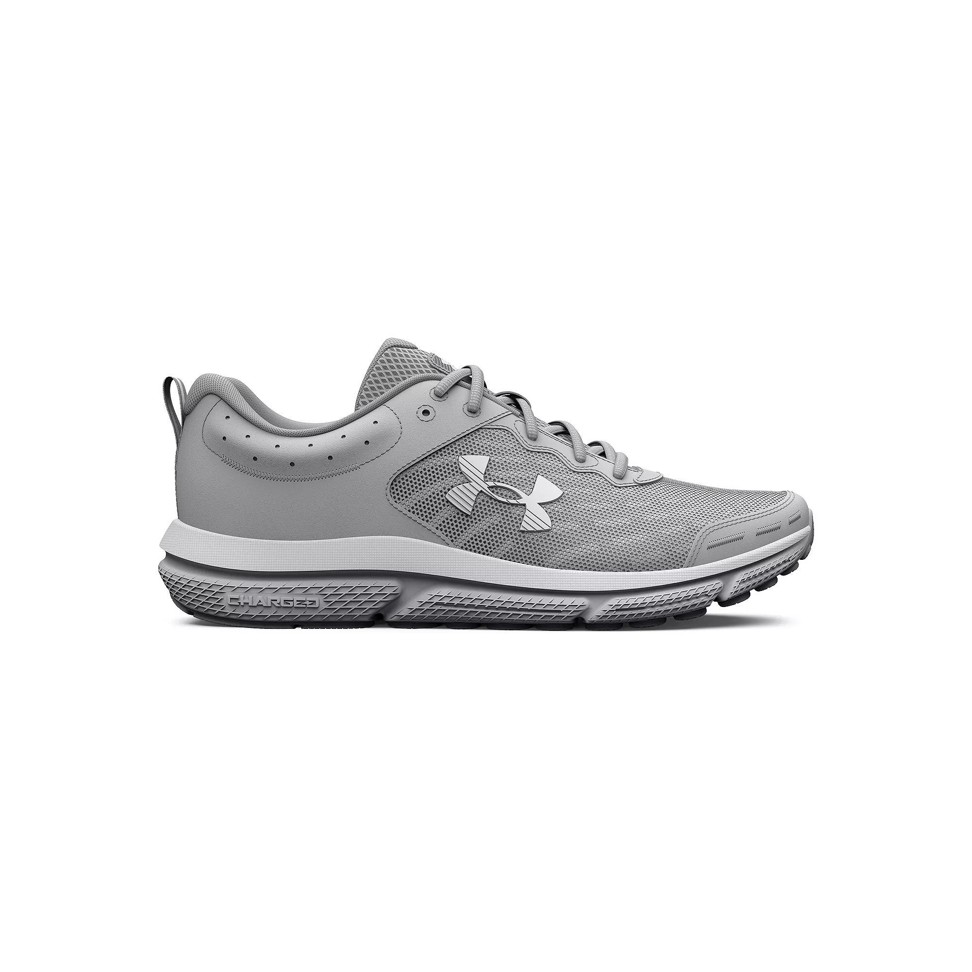 Under Armour Charged Assert 10 Men's Running Shoes, Size: 11, Mod Gray White Product Image