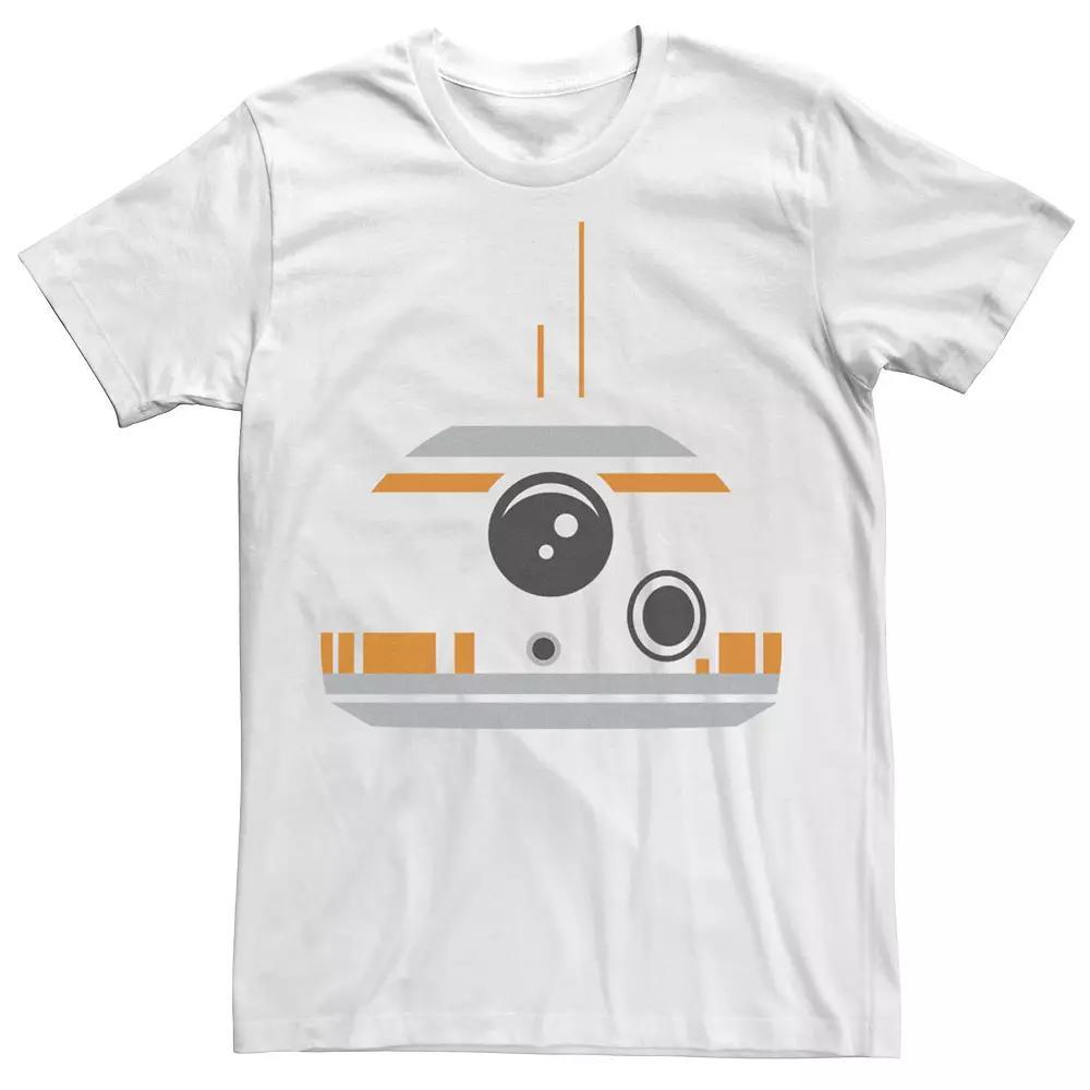 Men's Star Wars BB-8 Head Shot Tee, Size: 3XL, White Product Image