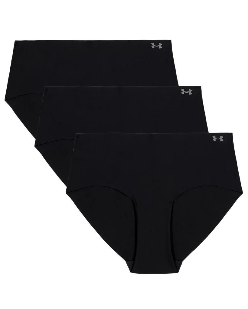 UA Pure Stretch Womens 3-Pack No Show Hipster Product Image