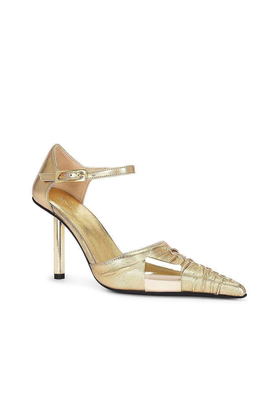 GIA BORGHINI x Fai Khadra Aalto Heel in Metallic Product Image