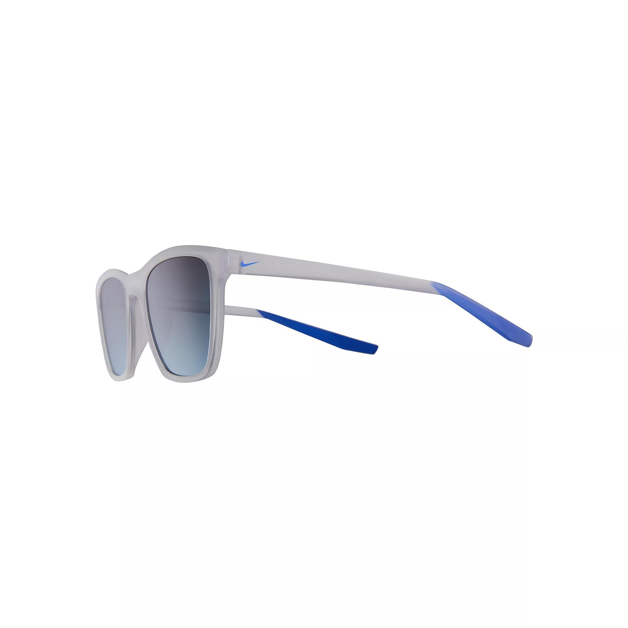 Men's Nike Stint 53 mm Square Mirror Sunglasses, Blue Product Image