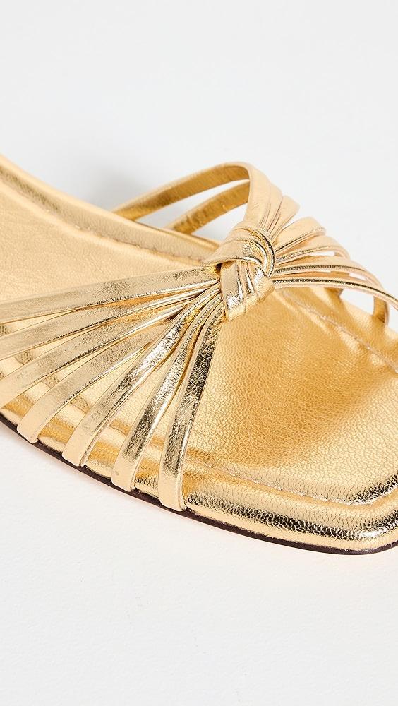 Loeffler Randall Izzie Leather Knot Flat Sandals | Shopbop Product Image