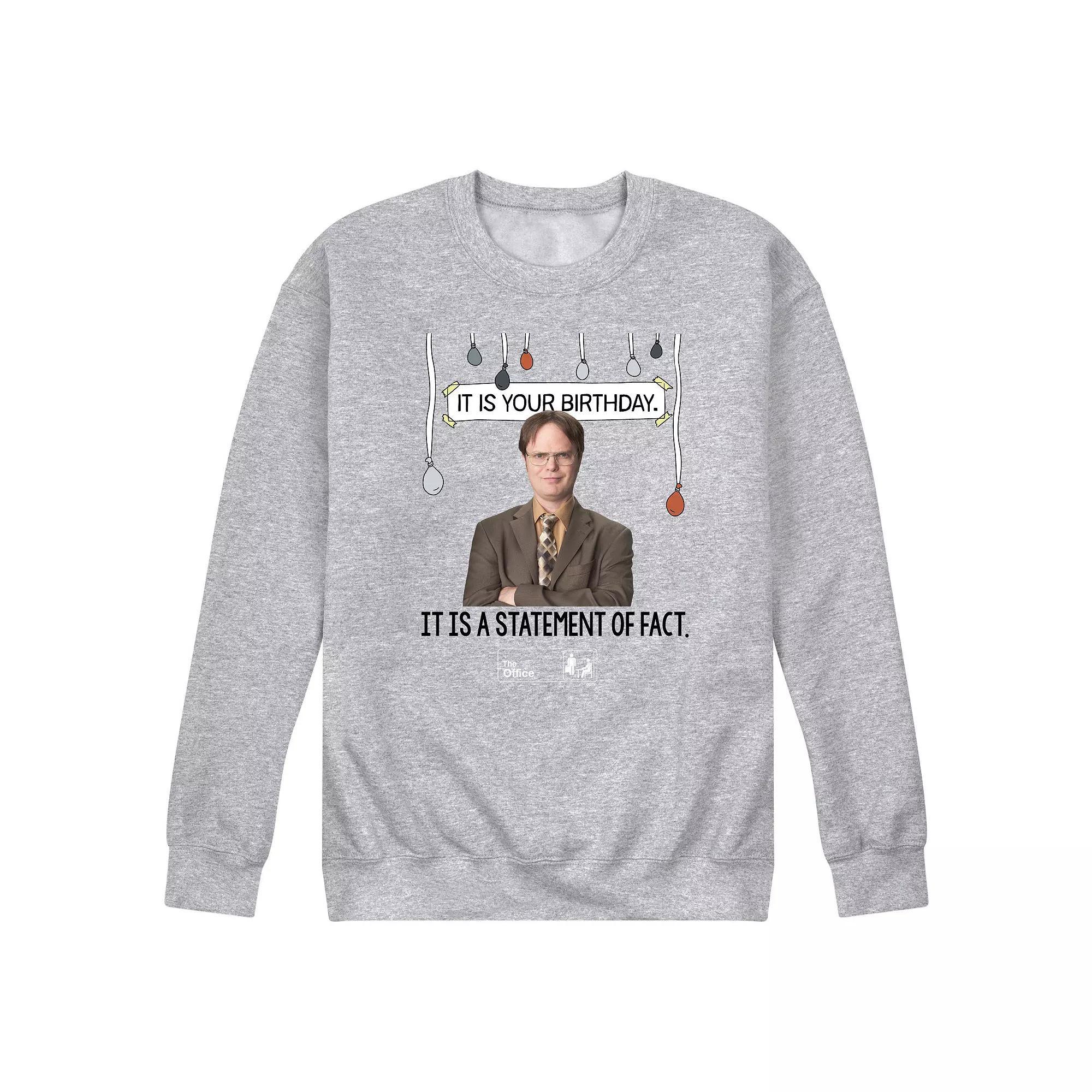 Mens The Office Your Birthday Sweatshirt Product Image