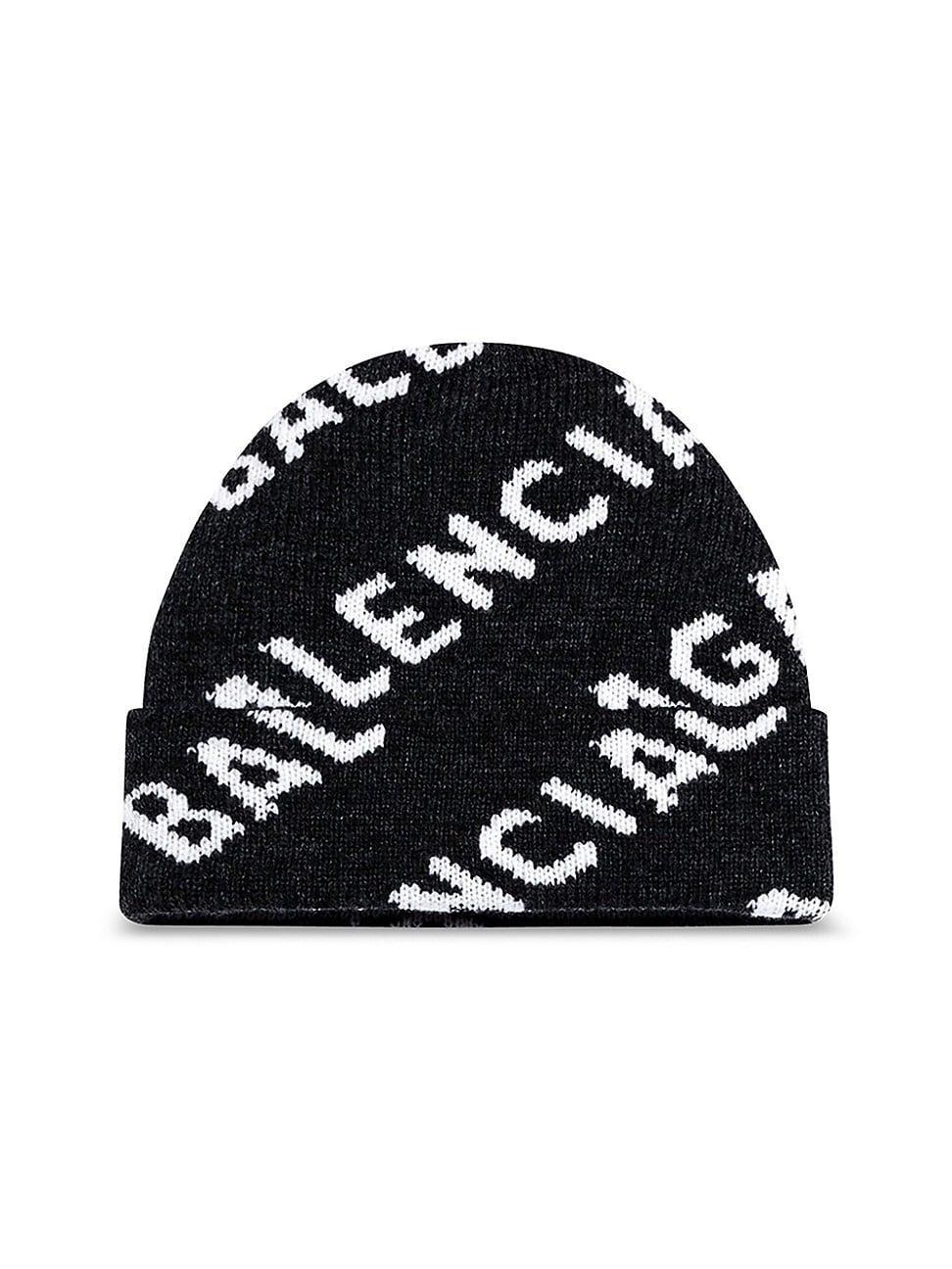 Mens Allover Logo Beanie Product Image