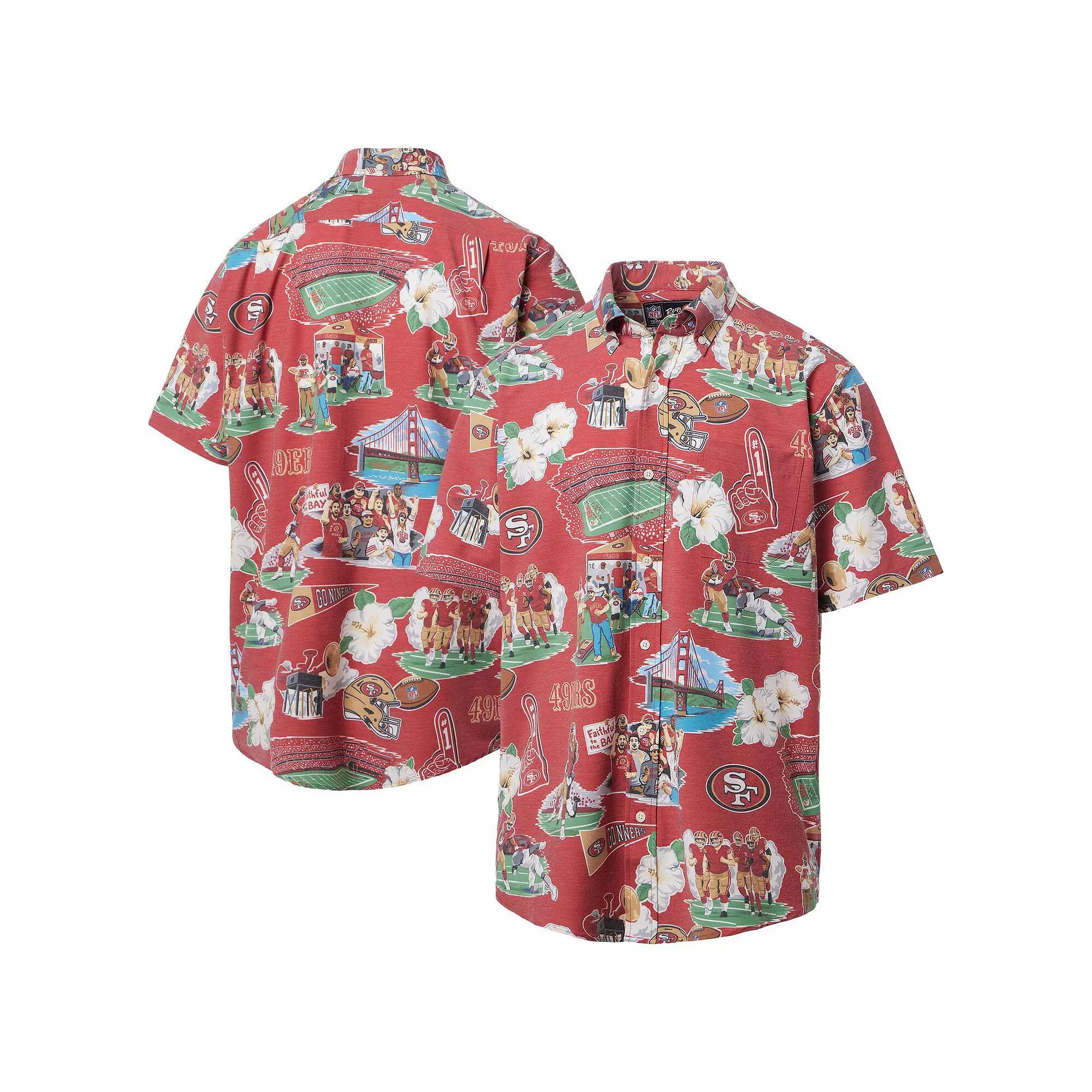 Mens Reyn Spooner San Francisco 49ers Scenic Button-Down Shirt Product Image
